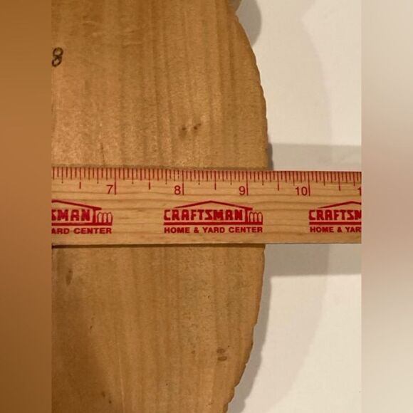 Vintage 1998 Creepy Wooden Hand Carved Beast Animal Face Wall Plaque - Picture 9 of 11